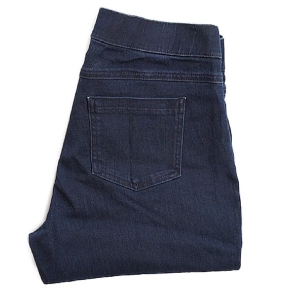 HUE HOSIERY Mid-Rise ripped woman’s denim leggings - Picture 2 of 2